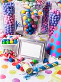 Candy Buffet with blank sign