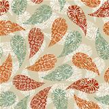 Vector Paisely Vintage Seamless Pattern