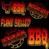 BBQ Rubber Stamp