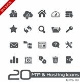 FTP & Hosting Icons // Basics