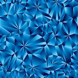 Blue geometric surface seamless pattern.