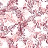 Floral background, seamless pattern.