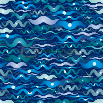 Waves seamless pattern.