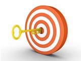 Target with success-key in keyhole