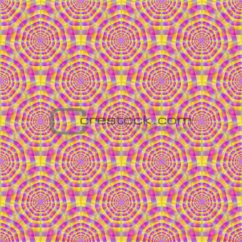Seamless Pink and Yellow Rings