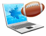 Football laptop concept