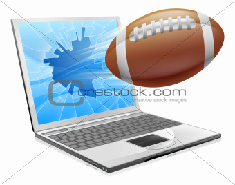 Football laptop concept