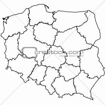 administration map of poland