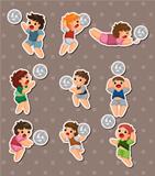 playing volleyball people stickers