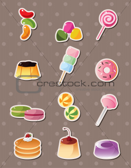 cartoon candy stickers