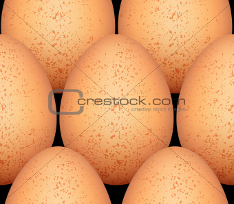 Eggs seamless pattern.