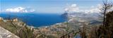Gulf of Bonagia (mount Cofanor) view from Erice, Sicily