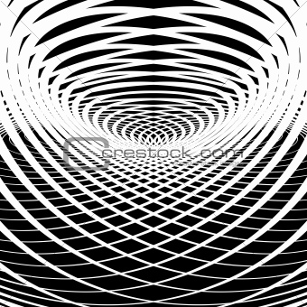 Optical illusion abstract background.