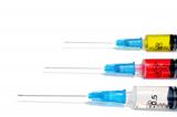 Three disposable syringe