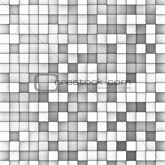 3d mosaic backdrop in shade of gray white 