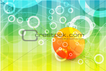 Abstract orange background