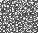  in silver chrome 3d render floating bubble backdrop