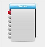 Vector week notes template