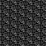 Seamless fishes pattern.