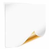 Sheet Paper with Curved Corner