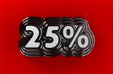 25 Percent Sign