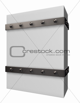 box with iron bands