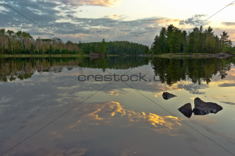 Boundary Waters reflection.