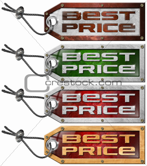 Set Best Price Tags - 4 Items