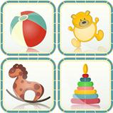 Baby toys icons
