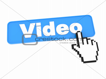 Video Web Button and Hand Cursor