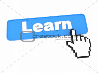 E-Learning Concept Button