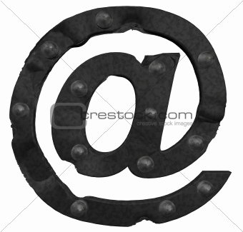 riveted email symbol