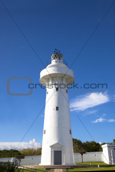 lighthouse of kenting national park in taiwan