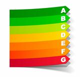 energy classification in the form of a sticker