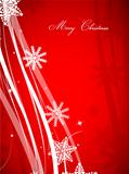 Red Christmas abstract background