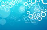 Abstract vector blue deep background