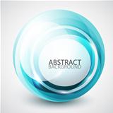 Abstract swirl sphere background