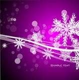 vector purple Christmas background