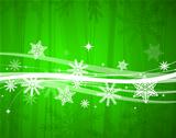 Green Christmas concept