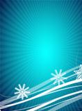 Blue Christmas lines background