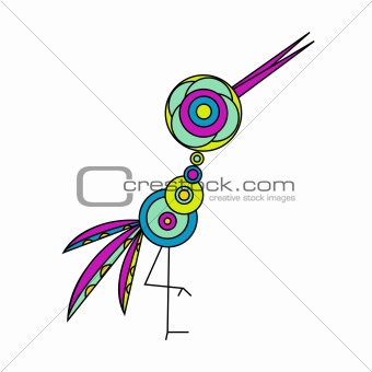Vector Abstract Heron