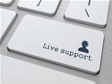 Button on Modern Computer Keyboard: "Live Support"