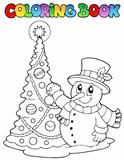 Coloring book Christmas thematics 1