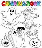 Coloring book Halloween topic 7
