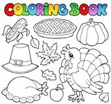 Coloring book Thanksgiving image 1
