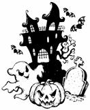 Halloween theme drawing 1