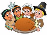Thanksgiving pilgrim theme 3