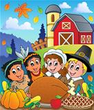 Thanksgiving pilgrim theme 4