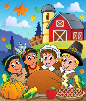 Thanksgiving pilgrim theme 4