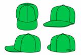Green cap for rapper